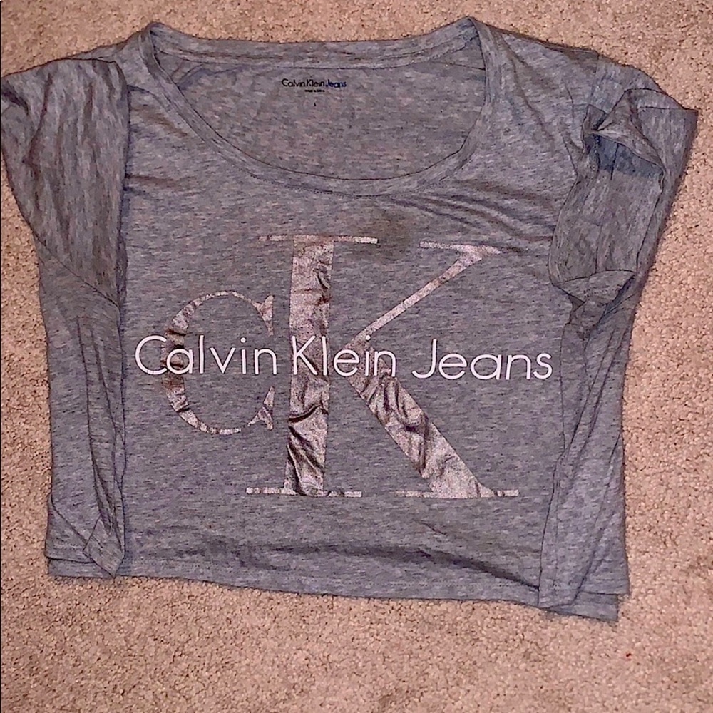 calvin klein crop top